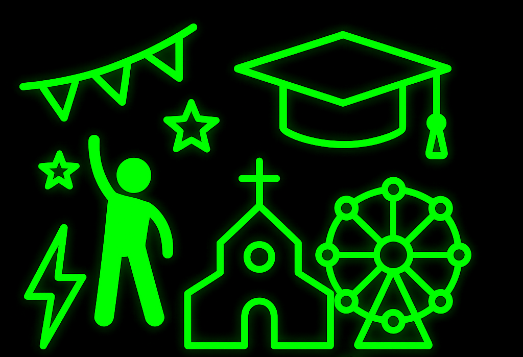 XRVR VR game trailer at community events