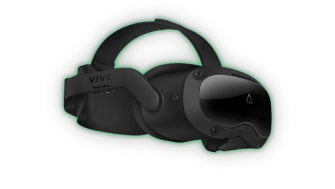 Vive Focus 3 headset angled view