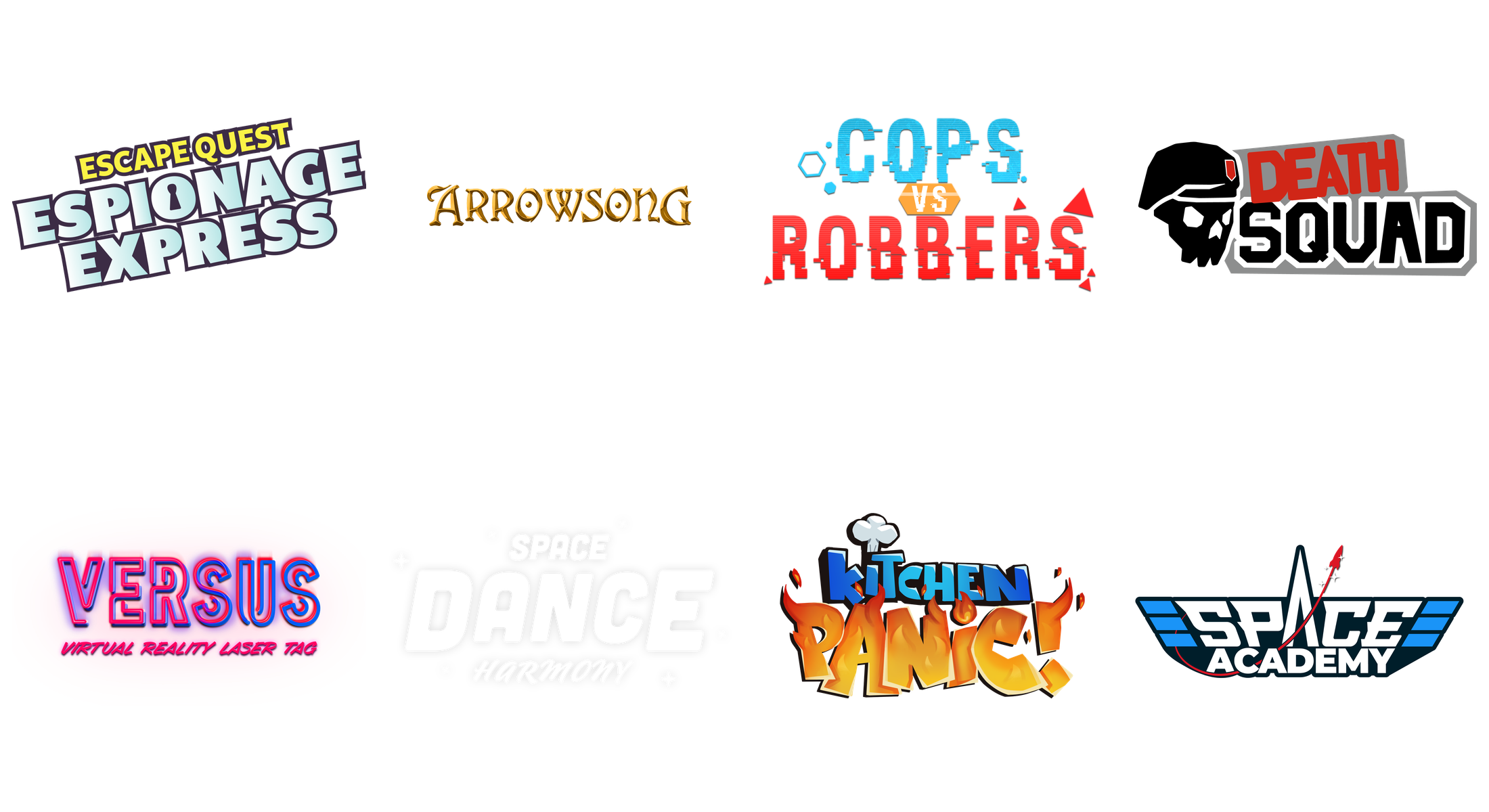 Sample of arena-scale free-roam VR games available